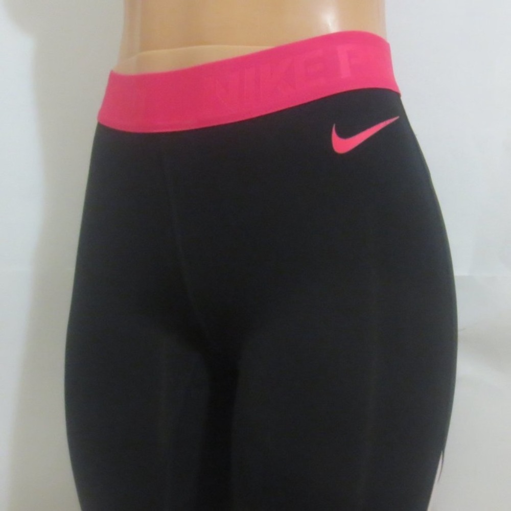 Nike Dri-Fit Workout Leggings Wprkout Pants Capris Pink White Black Hiking Gear